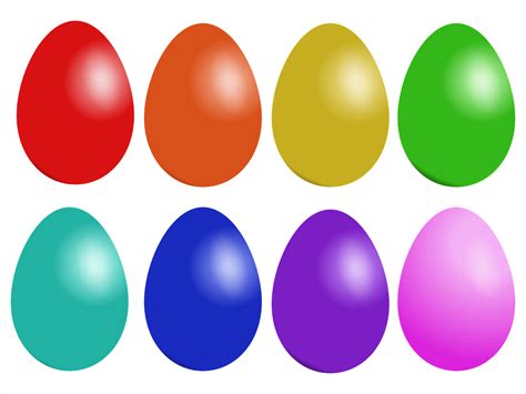 Single Color Easter Eggs